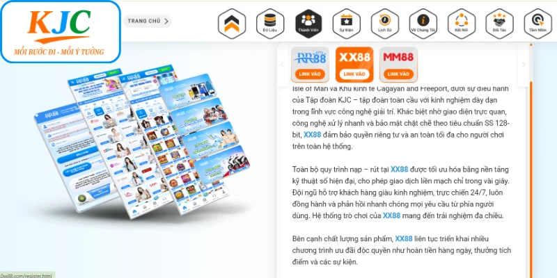 Dấu mốc quan trọng XX88 tham gia hệ sinh thái KJC